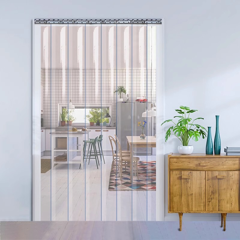 Kitchen Living Room Summer Household Anti-mosquito Air Conditioning Partition Curtain Windshield Plastic Door Curtain PVC Soft Door Curtain Transparent Curtain
