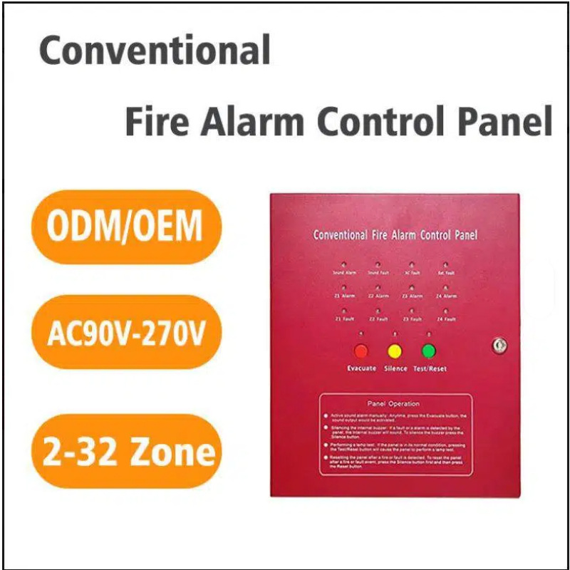 Traditional XHA1008 8-Zone Conventional Fire Alarm Contr