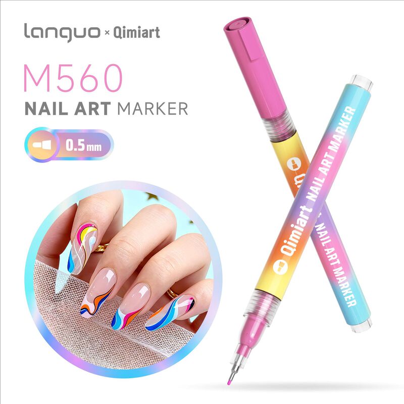 Blue Fruit 560 Colorful DIY Nail Art Acrylic Marker Set Valve-Type Ink Control Vibrant Color Marker Pens Blue Fruit 560 Colorful DIY Nail Art Acrylic Marker Set Valve-Type Ink Control Vibrant Color Marker Pens