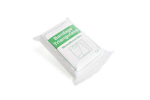 Cross-border outdoor emergency self-rescue and survival triangular bandage dressing bandage hemostatic non-woven triangular care first aid supplies