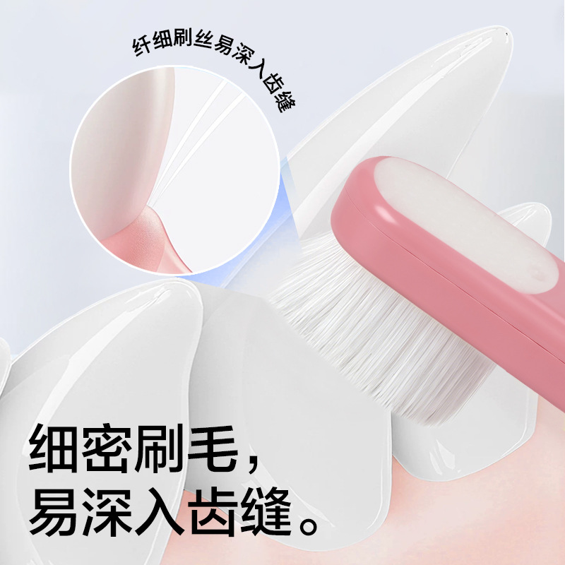 Cepillo de dientes para mascotas transfronterizas pequeño gato perro conejo hámster limpio cepillo de dientes para animales de pelo suave en stock al por mayor