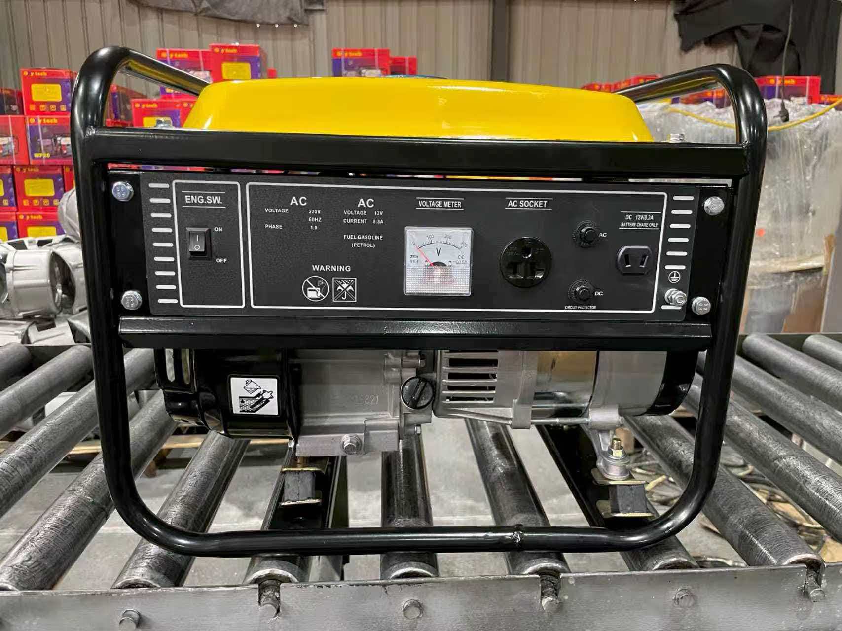 Cross-Border Gasoline Generator 1Kw2Kw3Kw4Kw5Kw6Kw7Kw8Kw Three-Phase Small Gasoline Engine Generator Set