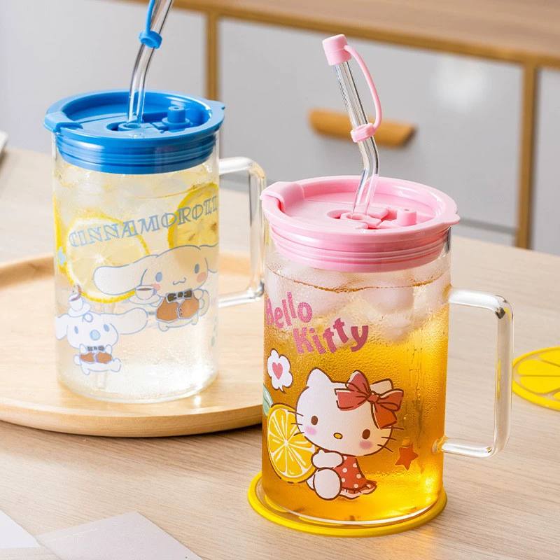Hello Kitty, capacious high quality glass with glass