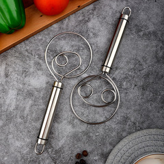Factory Direct Supply 201 Stainless Steel Flour Mixer Dough Stirrer Bread Maker Portable and Hand-Friendly Noodle Magic Tool