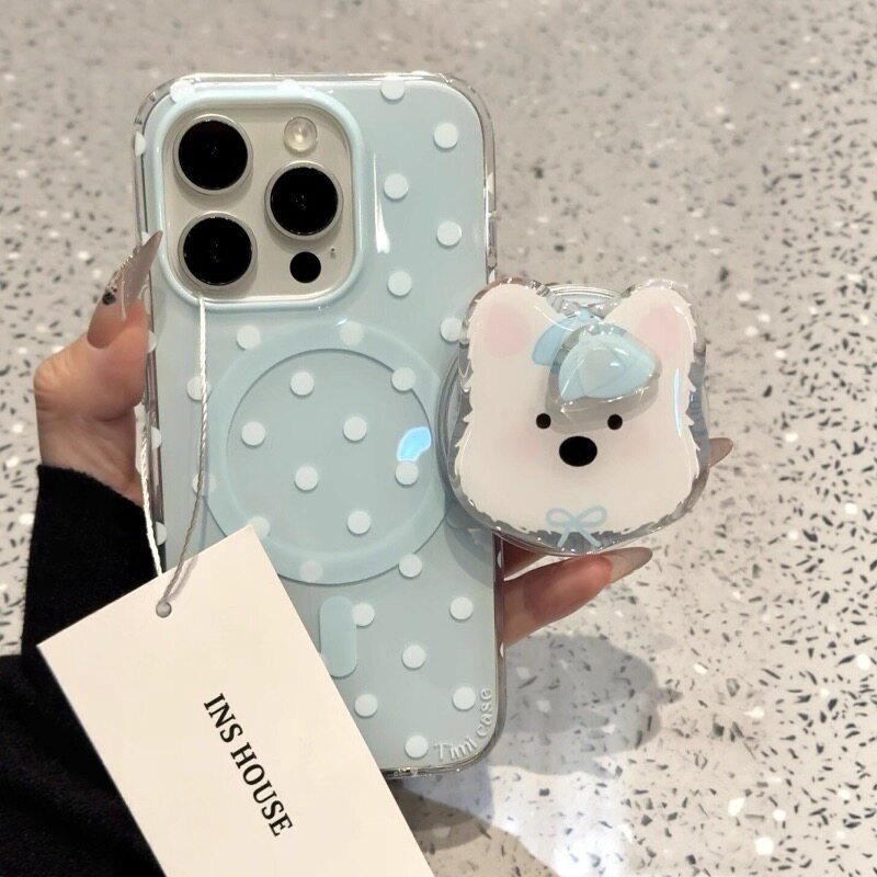West Highland stand case suitable for Samsung s25ultra, magnetic s26fe, cartoon s24+/s23, simple a57 West Highland stand case suitable for Samsung s25ultra, magnetic s26fe, cartoon s24+/s23, simple a57