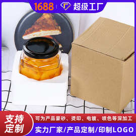 厂家批发透明密封酱菜瓶一斤装六棱蜂蜜瓶燕窝果酱玻璃瓶泡沫盒