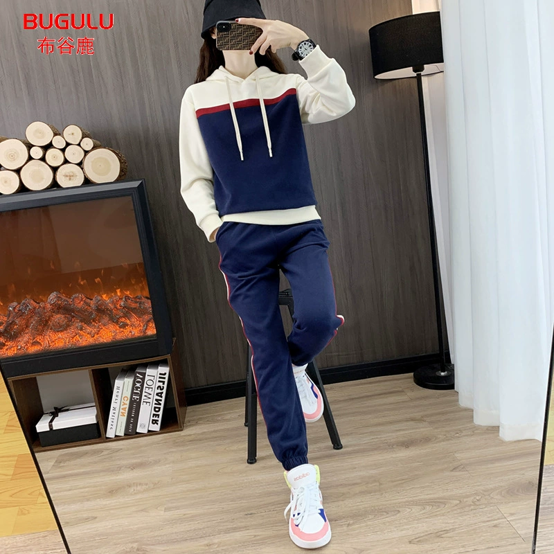 布谷鹿 Hoody for leisure, elastic soft sweatshirt, Overall, Set