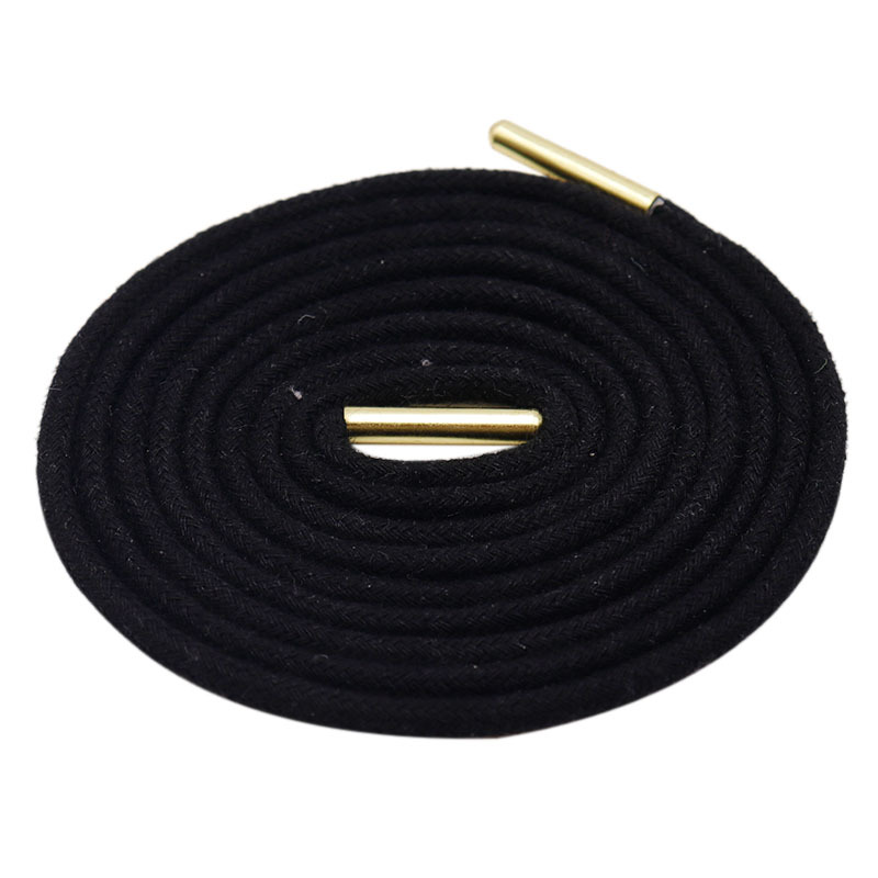 Kurojin redondo de algodón sólido de cera cordón de zapato de 3,5 mm botas Martin botas de cuero botas de herramienta botas accesorios de zapato de cera fina