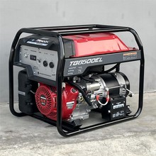 嘉陵本田家用汽油发电机组5KW千瓦单相手启动汽油动力发电机