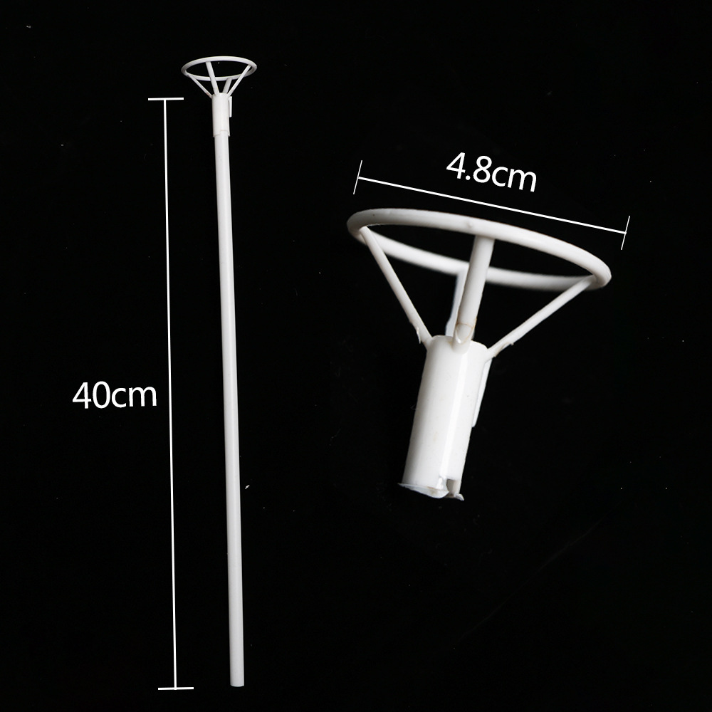 40cm pequeño puesto de Margarita con fregona, centro comercial cara sonriente de mano girasol amor globo fregona de película de aluminio blanco