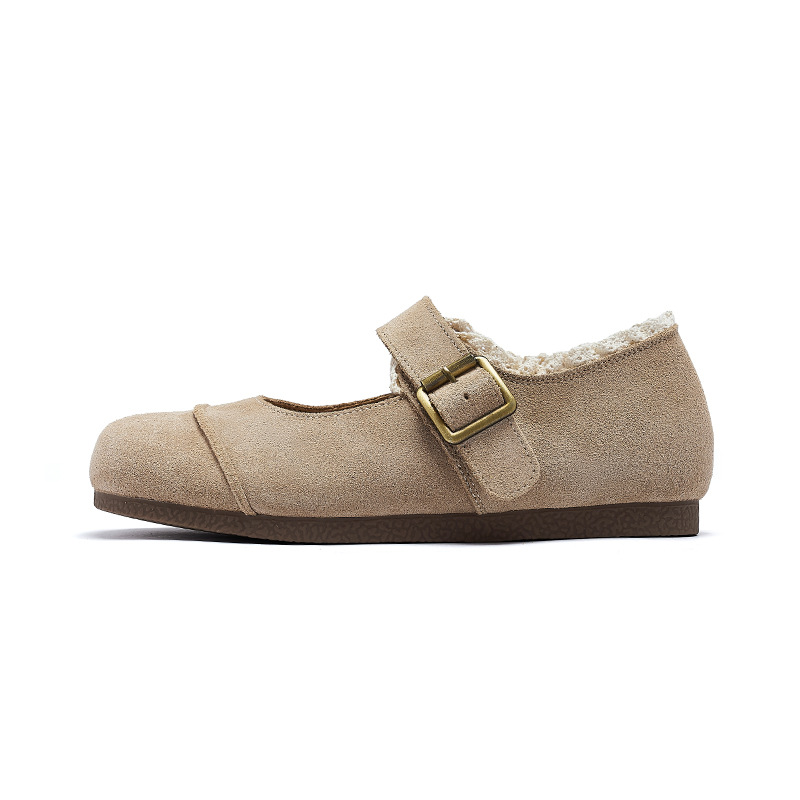 Augustian Botken Shoes para mujer 2025 nuevos zapatos de mujer Mary Jane de verano con falda zapatos de boca baja de suela blanda