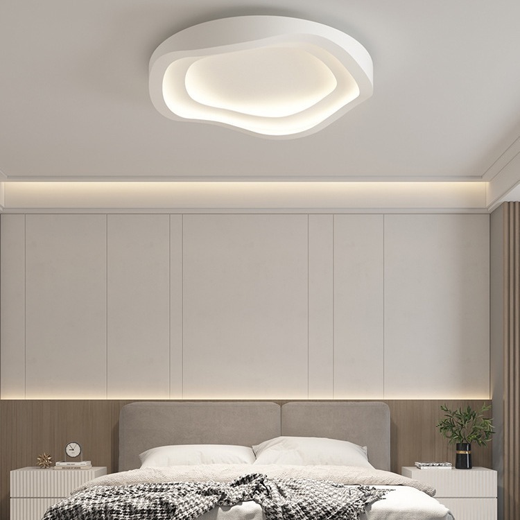 臥室燈2024年新款極簡吸頂燈具現代簡約家用高級超亮房間主臥燈