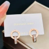 A 【750】 White diamond rose gold color