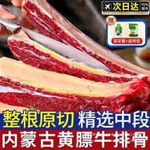 黄膘牛排内蒙古原切扇子骨牛排骨新鲜带肉牛肋排条生鲜牛仔骨牛肉