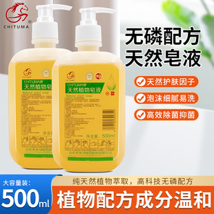 Chituma Hand Sanitizer Natural Soap Liquid Plant 500ml Decontamination Cleaning Household Press Bottle Children Wear Shaping Mirror