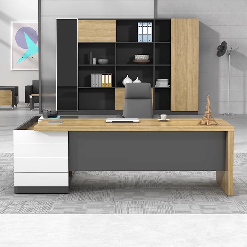Office Desk Simple and Modern Office Furniture Set Manager Desk Supervisor Office Desk Boss Desk Executive Desk
