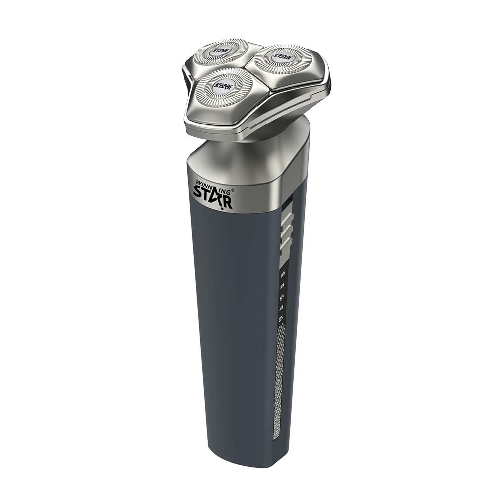 WinningStar Cross-border hogar IPX6 impermeable para hombre Type-C portátil de tres cabezas afeitadora eléctrica