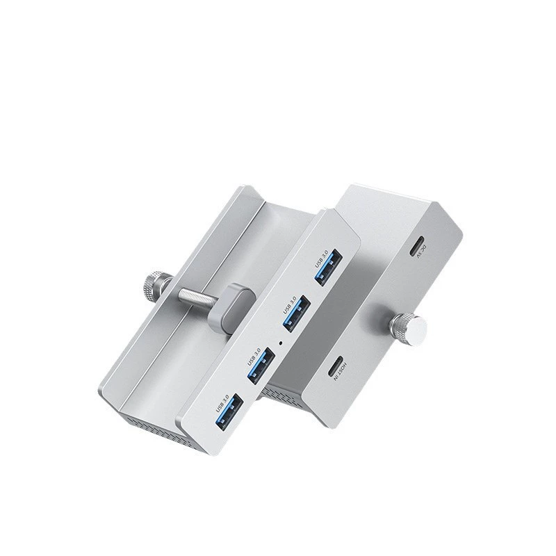 USB 3.0 алюминиевый удлинитель для настольного компьютера, мультифункциональный хаб, защёлкивающийся расширительный док