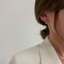 韓國大東門新款小仙女氣質金色耳環時尚質感耳釘流行跨境配飾代發