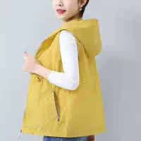 Thin summer vest, tank top, short autumn jacket, plus size