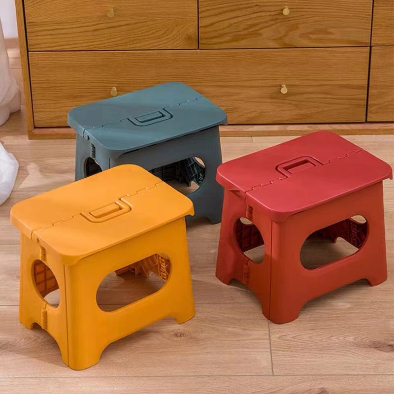 Taburete plegable de plástico portátil taburete de pesca al aire libre tren Maza banco pequeño jardín de infantes banco para niños taburete bajo para adultos