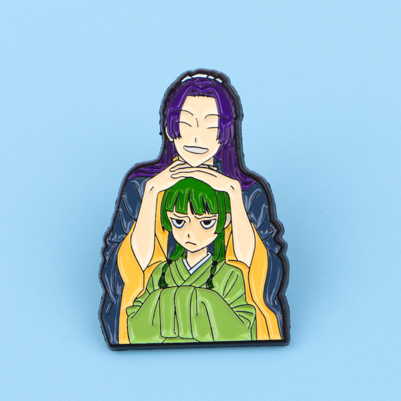 药屋少女的呢喃胸针卡通金属徽章创意动漫饰品勋章服装胸针配饰|undefined