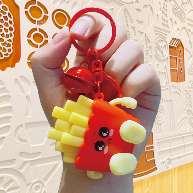熊のかばんの小さい夜の明かりのキーホルダーのカバンのペンダントの創意的な雰囲気の明かりのキーチェーンの発光の贈り物insプレゼント