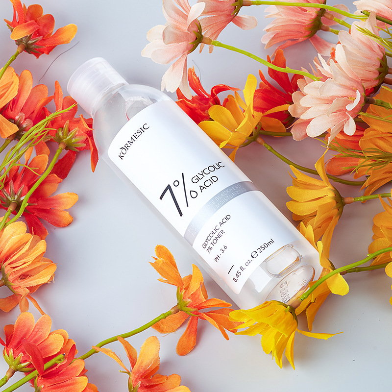 KORMESIC containing glycolic acid toner Toner hydrating facial skin care cross-border foreign trade manufacturers factory wholesale