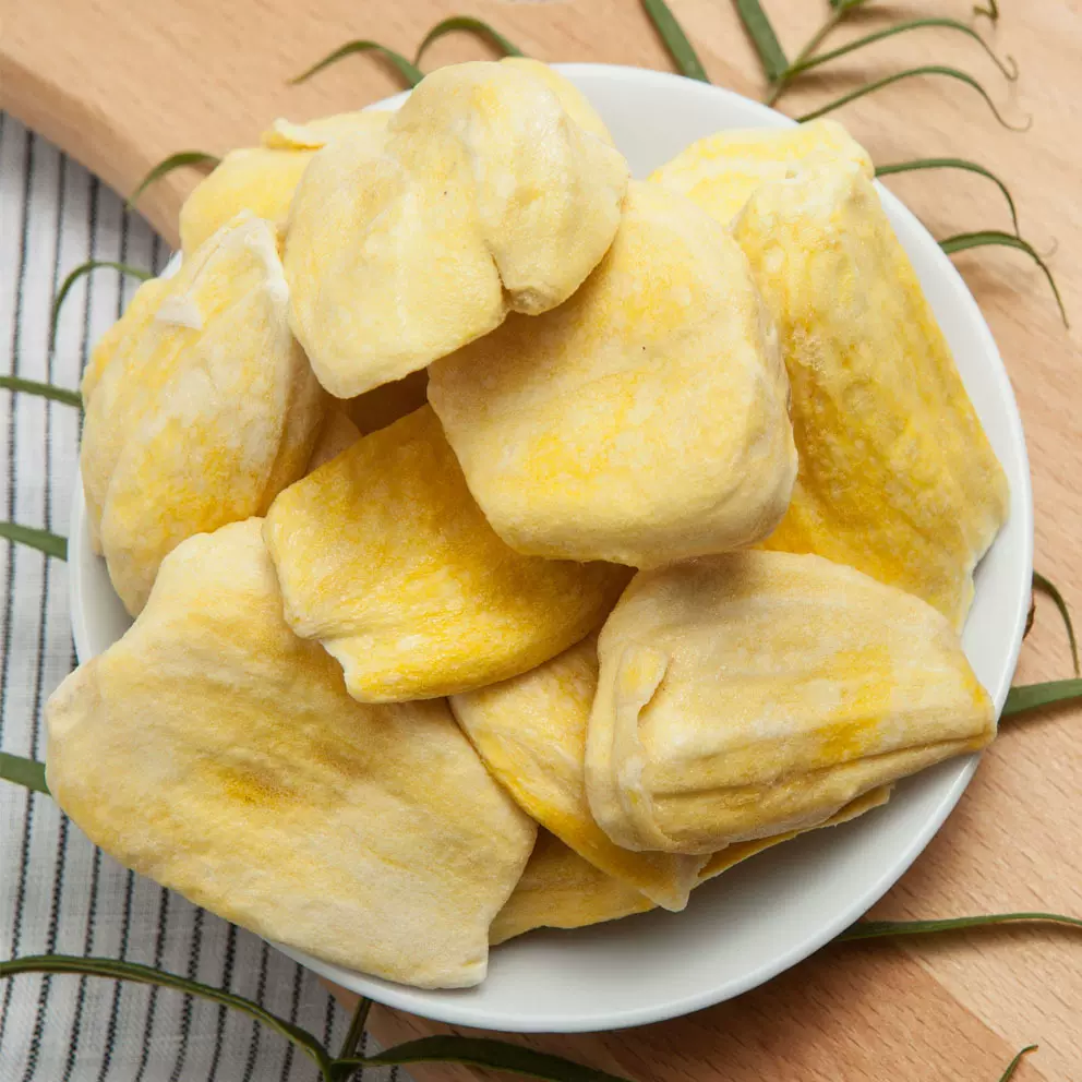 冻干菠萝蜜零食散装批发果蔬脆非油炸锁住营养即食酥脆菠萝蜜干