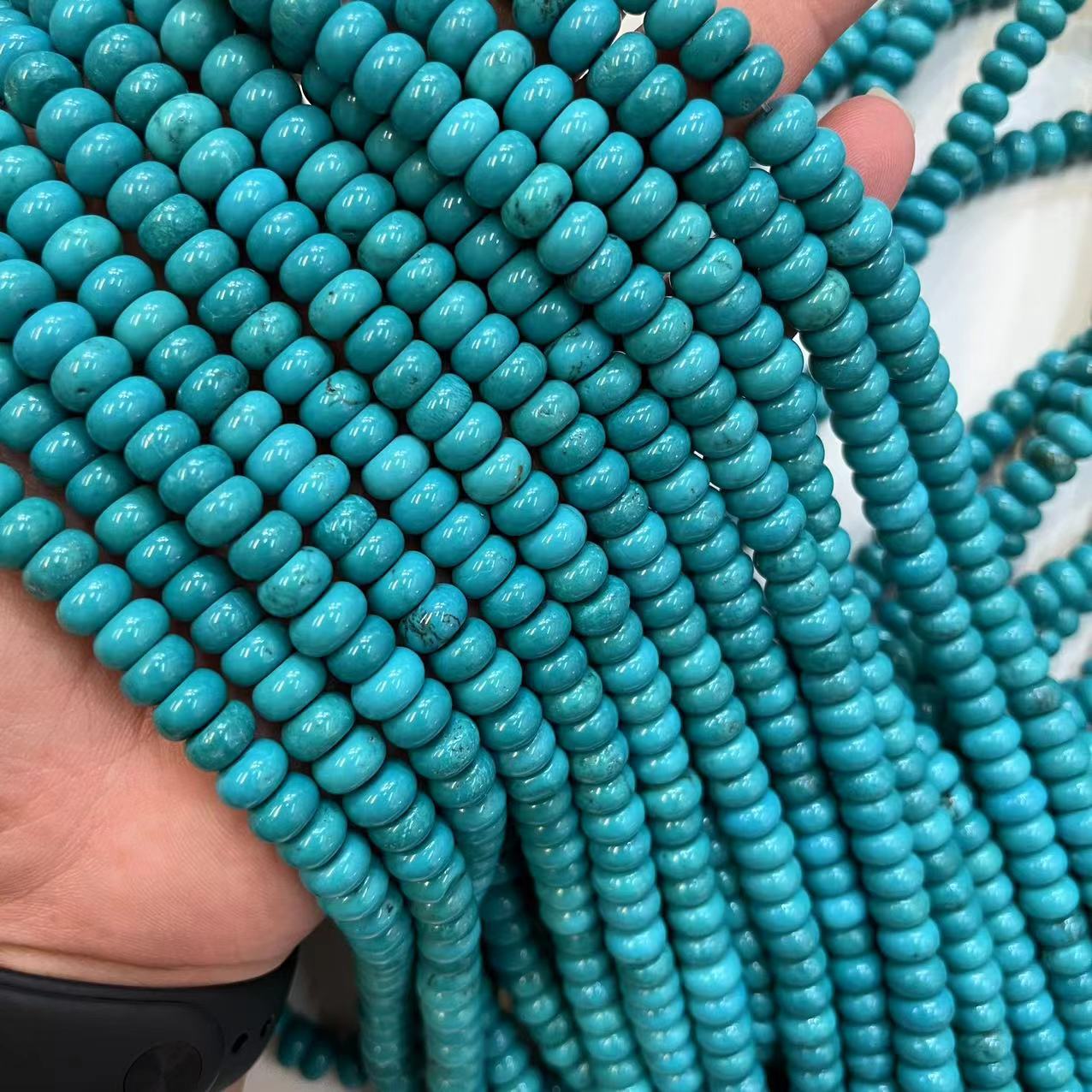 organic turquoise abacus