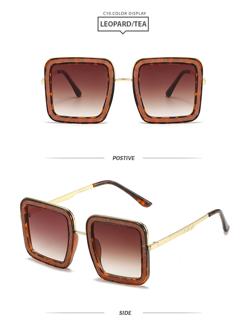 Elegant Basic Square Pc Square Full Frame Women's Sunglasses display picture 1