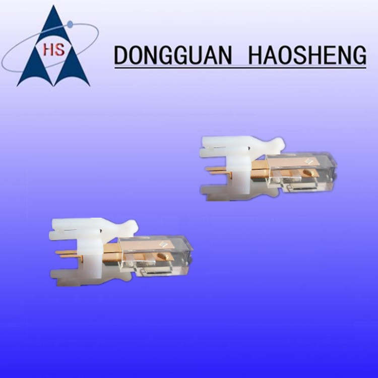 【品质开关】带防水透明盖触片 LF-9C三角形无孔有孔 2脚叶片开关