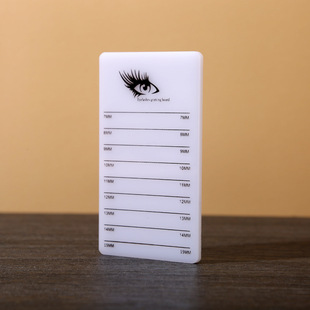 Acrylic eyelash board grafting eyelash glue table scale board display board flowering hair glue table