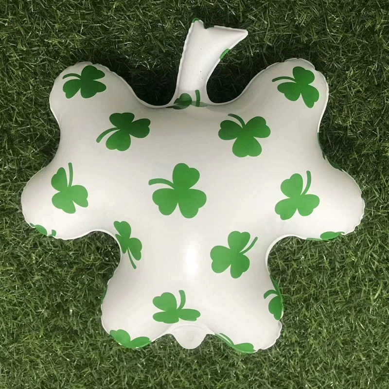 Производитель поставляет на заказ надувные игрушки из ПВХ, надувные клевер и листья из ПВХ, 26*28 см