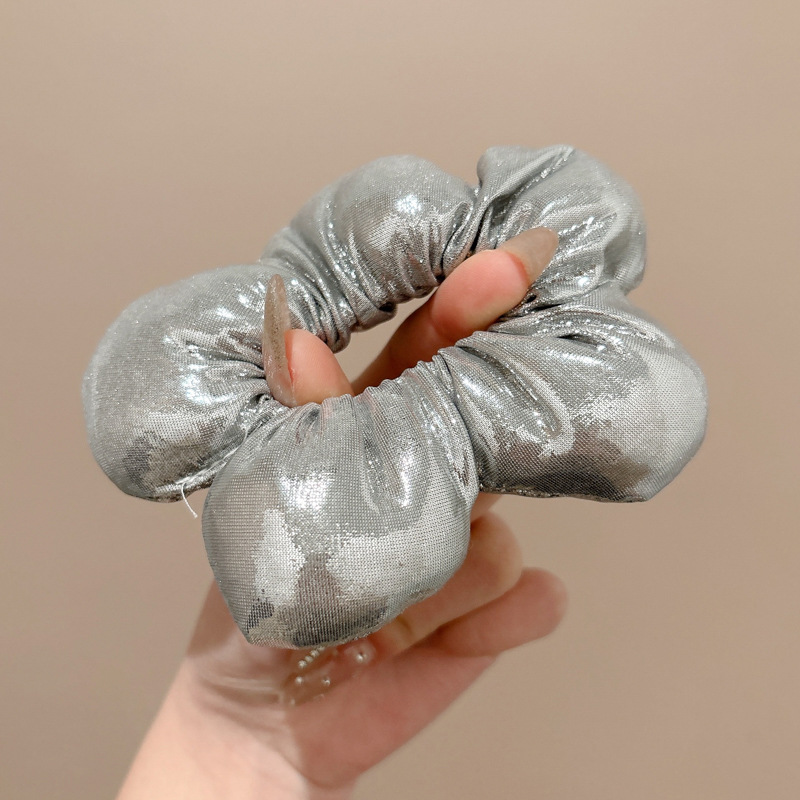 Flores para niños, lazo para el cabello del intestino grueso, niña pequeña, sin daño, cuerda para el cabello, cabeza de cola de caballo alta, tocado de cuerda, cabeza de bola, banda de goma, accesorio para el cabello