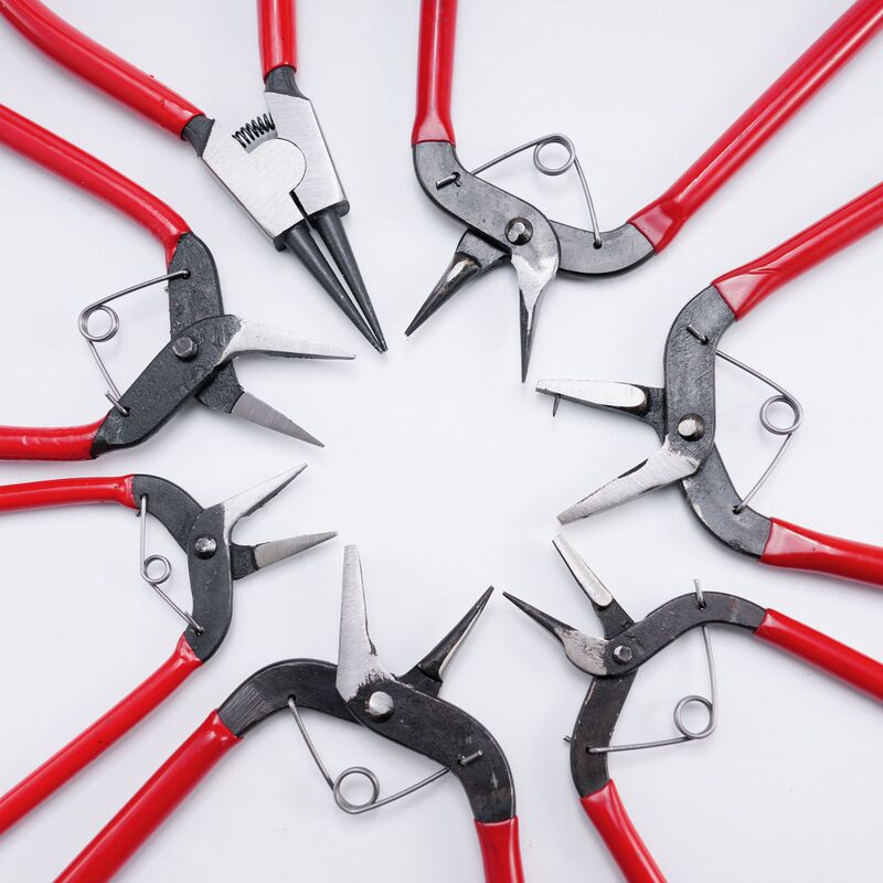 DIY jewelry multi-function jewelry tools pliers manual pointed mouth punching pliers oblique cut pliers mini pliers wholesale