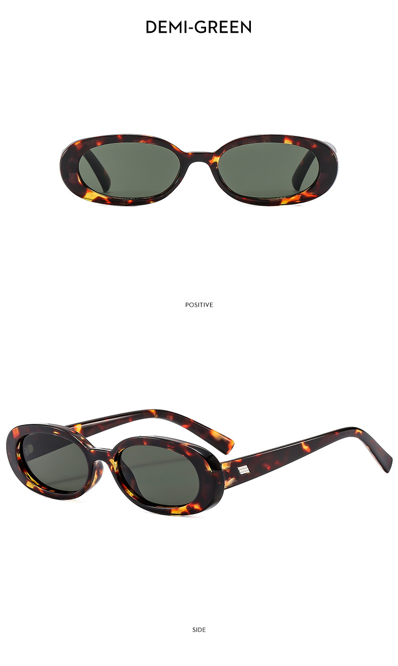 Vacation Classic Style Streetwear Geometric PC UV400 Protection Oval Frame Full Frame Women's Sunglasses display picture 21