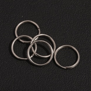 Factory direct supply 20mm aperture key ring accessories single ring color key ring key chain pendant Accessories Wholesale