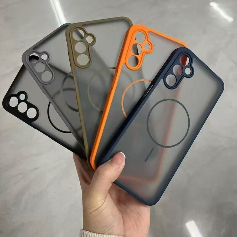 Skin-feel perforated phone case suitable for SAM Samsung S26/A27, acrylic two-in-one hard shell anti-drop protective cover