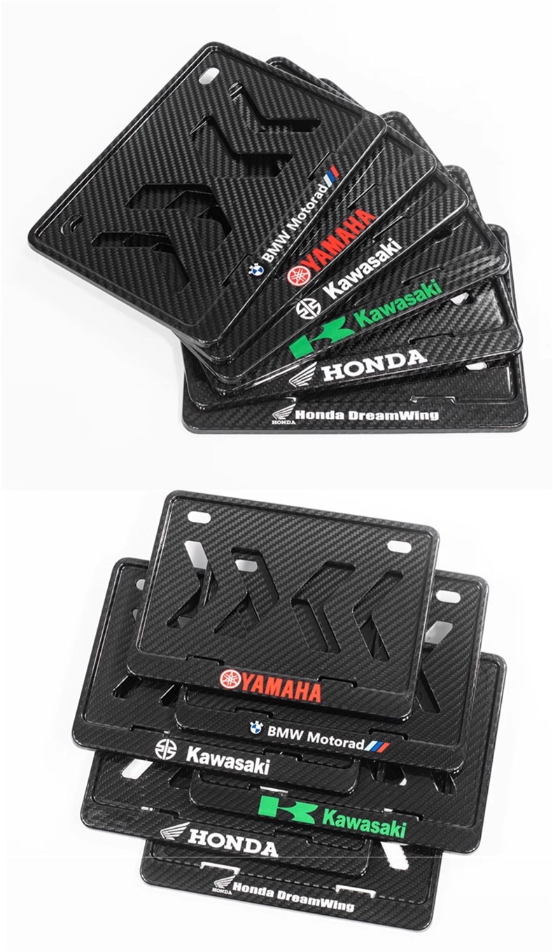 Motorcycle Rear License Plate Frame License Plate Frame Motorcycle Cover Pedal Frame Yamaha Kawasaki Suitable for