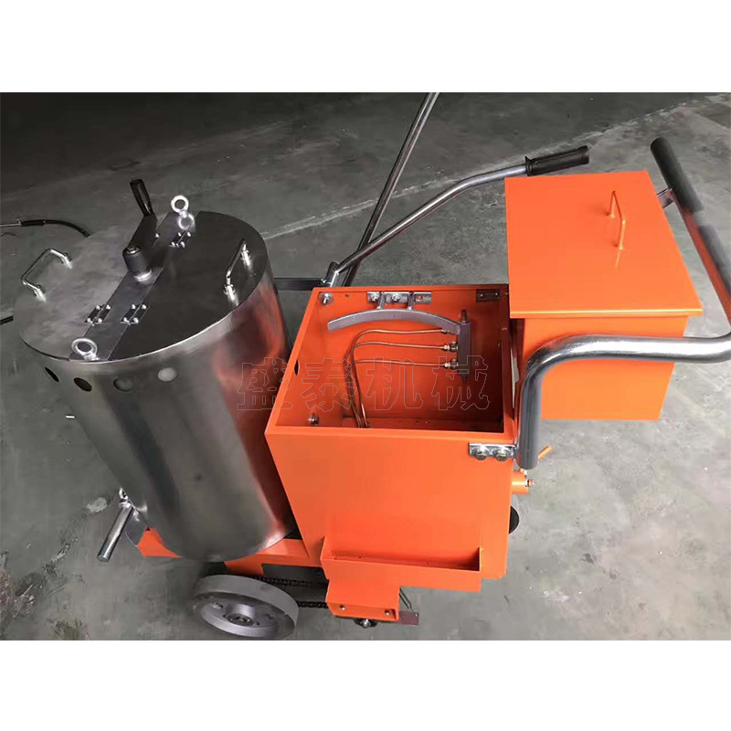 热熔划线液压双缸热熔釜公路划线热熔涂料机停车位物业小区划线机