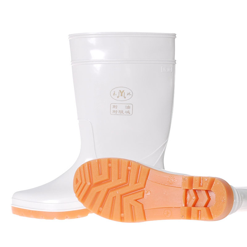 防化靴劳保鞋水靴雨靴食品加工靴耐油耐酸碱工作靴子加棉雨鞋