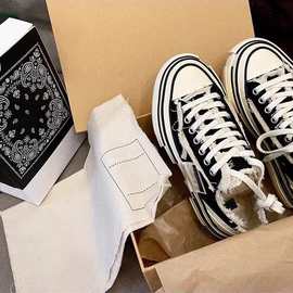 帆布鞋女2025夏新款透气增高乞丐鞋白色帆布鞋百搭运动休闲板鞋子