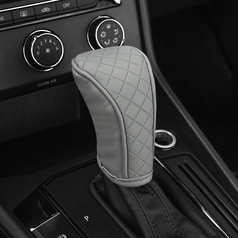 Cubierta del engranaje del coche cubierta de la palanca de cambios del coche cubierta del freno de mano engranaje manual engranaje automático vaina interior del coche universal