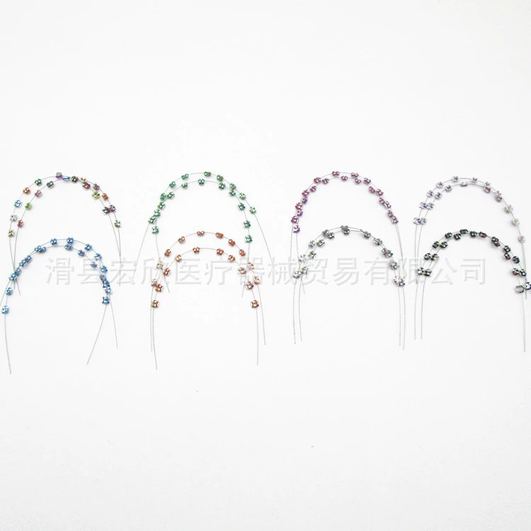 Стоматологические модные брекеты цветные брекеты декоративные украшения