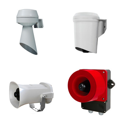 [供应Q-lightec可莱特报警器内置多音声光组合喇叭高分贝220V]