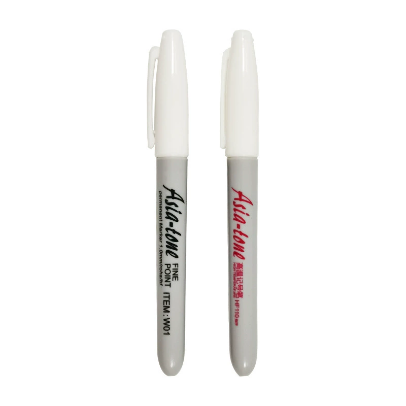 Yatong White HF110 high -temperature oil -based oil -based note number pen stroke pens and pen, rubbing waterproof and drying speed 1mm