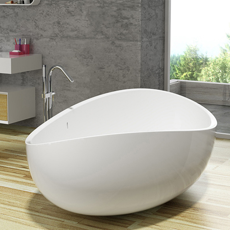 Bañera microcristalina bañera independiente hogar artificial piedra bañera hormigón color múltiples colores se puede utilizar