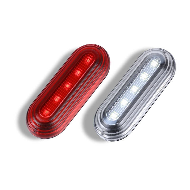 Mountain bike two-color tail light road bike long endurance type-c charging night riding safety warning tail light