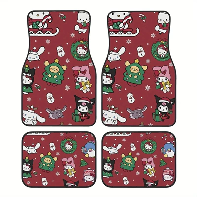 Avtomobil döşəmə paspasları — Main and Passenger Seats, Front and - fh619-19-3344cm4468cm-two-pieces-each